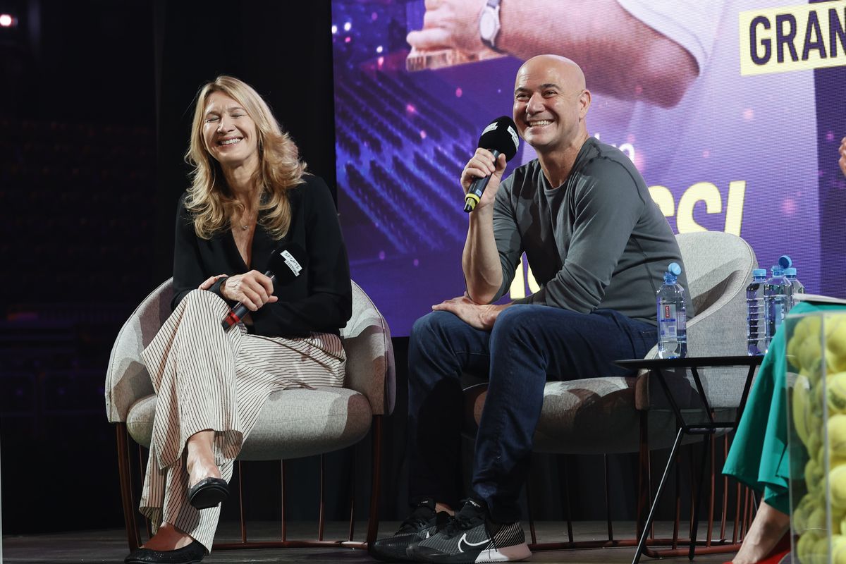 Steffi Graf și Andre Agassi la Sports Festival