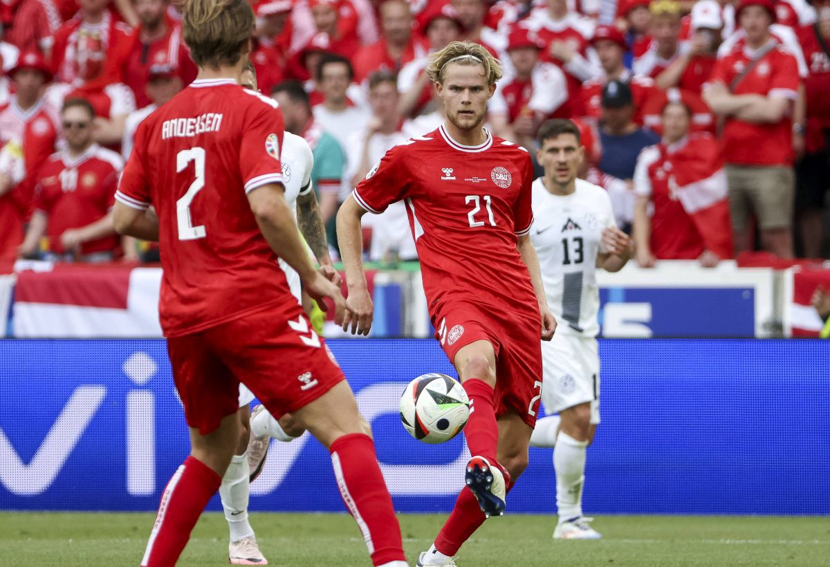 Slovenia - Danemarca, în Grupa C de la EURO 2024: cele mai spectaculoase imagini