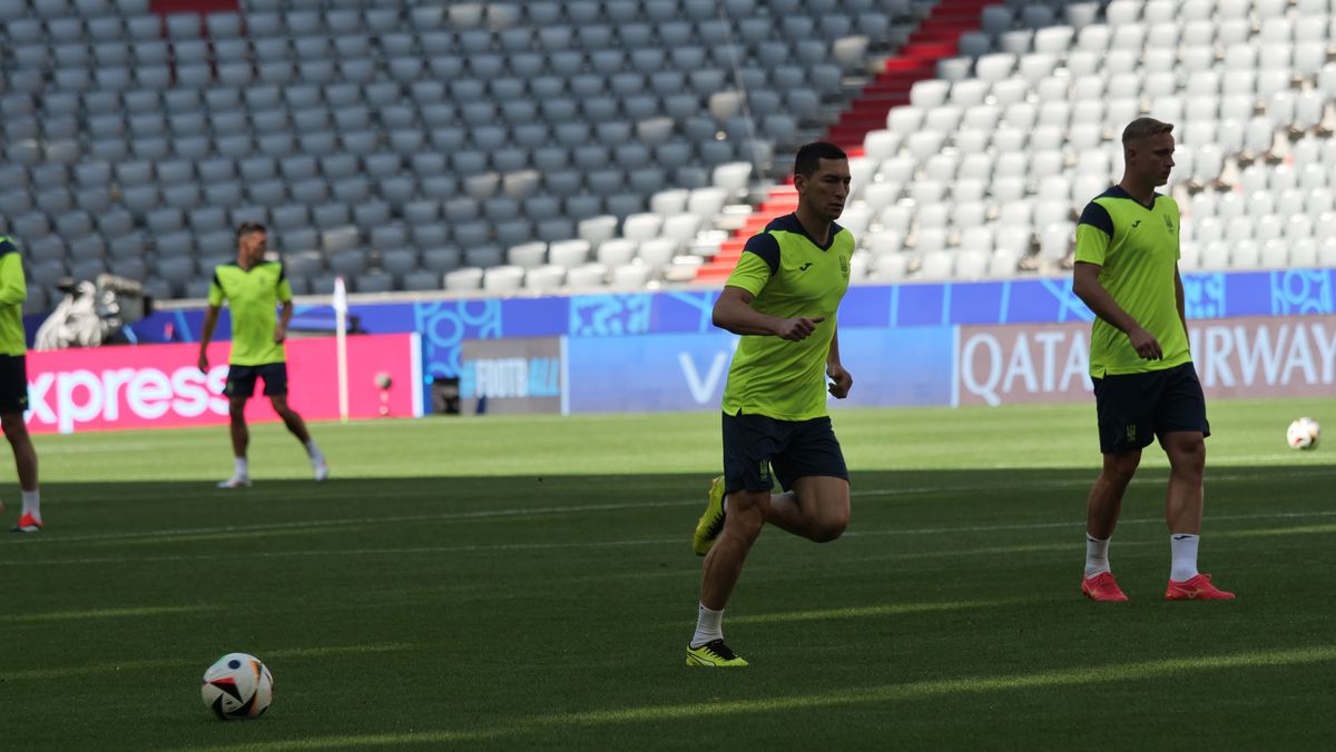 Antrenament Ucraina înaintea meciului cu România (Euro 2024)