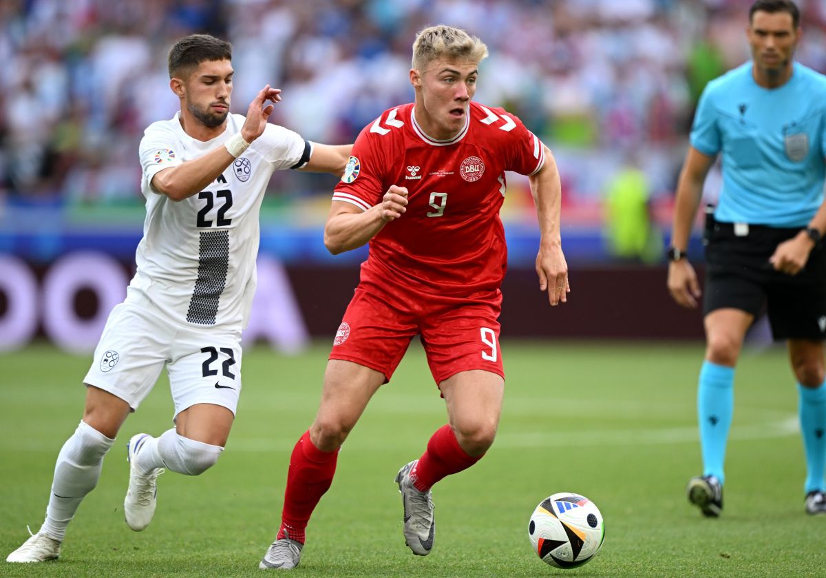 Slovenia - Danemarca, în Grupa C de la EURO 2024: cele mai spectaculoase imagini