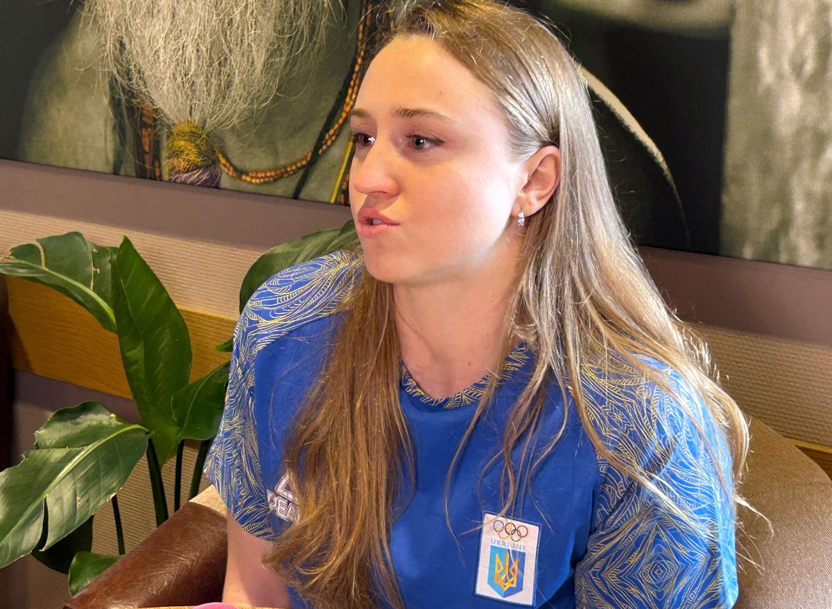 Anastasia Melnychuk - poloista ucraineană naturalizată de România. Imagini din interviul emoționant oferit Gazetei