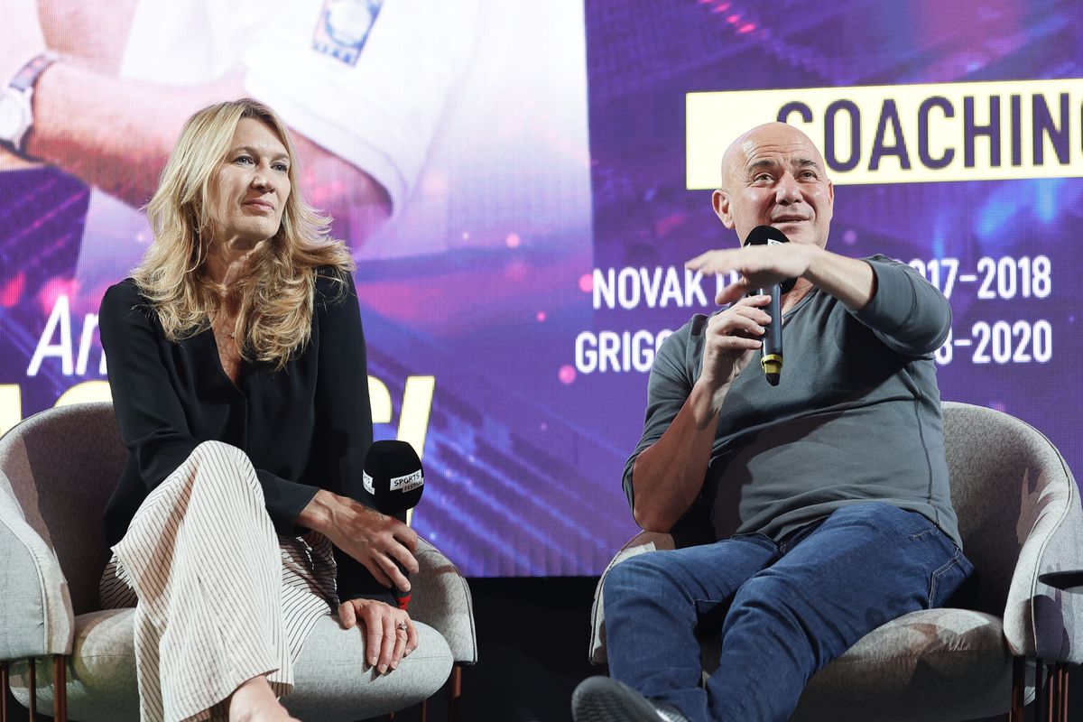 Steffi Graf și Andre Agassi la Sports Festival