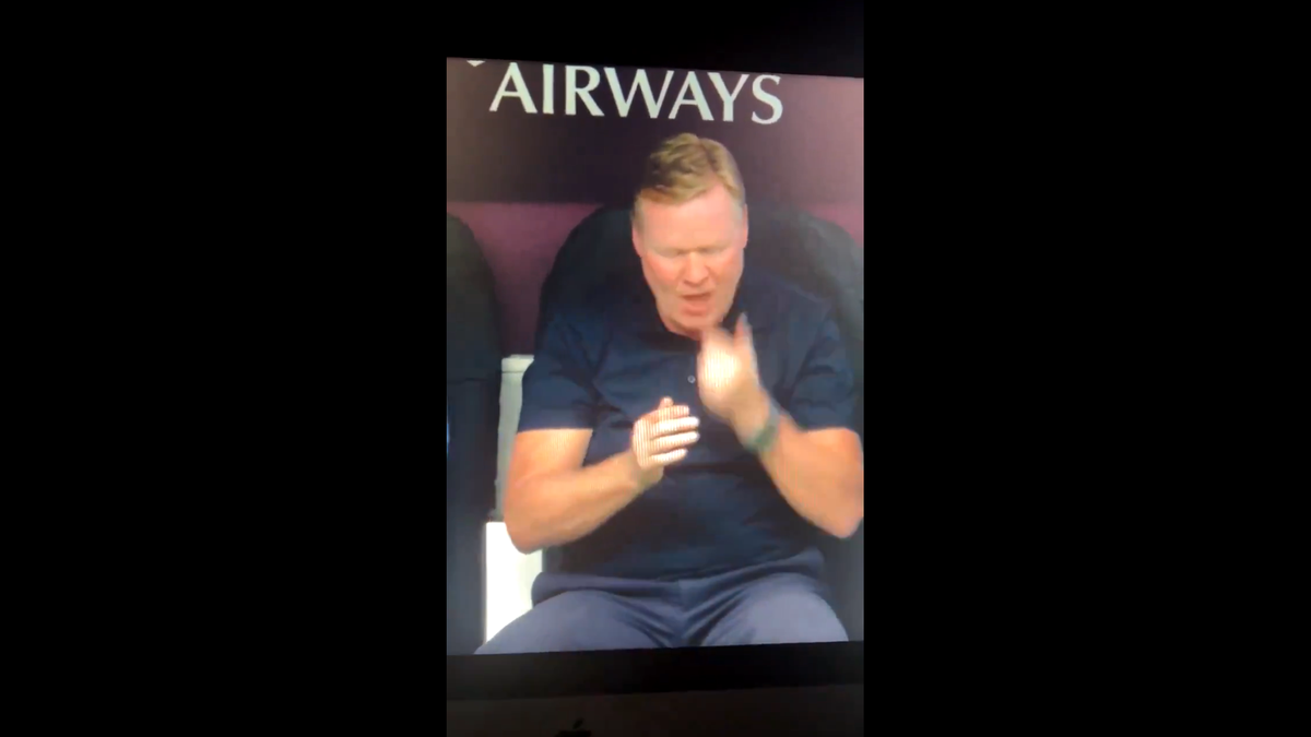 Ronald Koeman, gest dezgustător în timpul meciului Polonia - Olanda