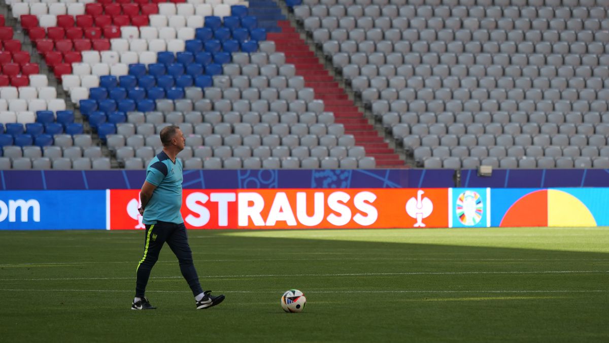 Antrenament Ucraina înaintea meciului cu România (Euro 2024)