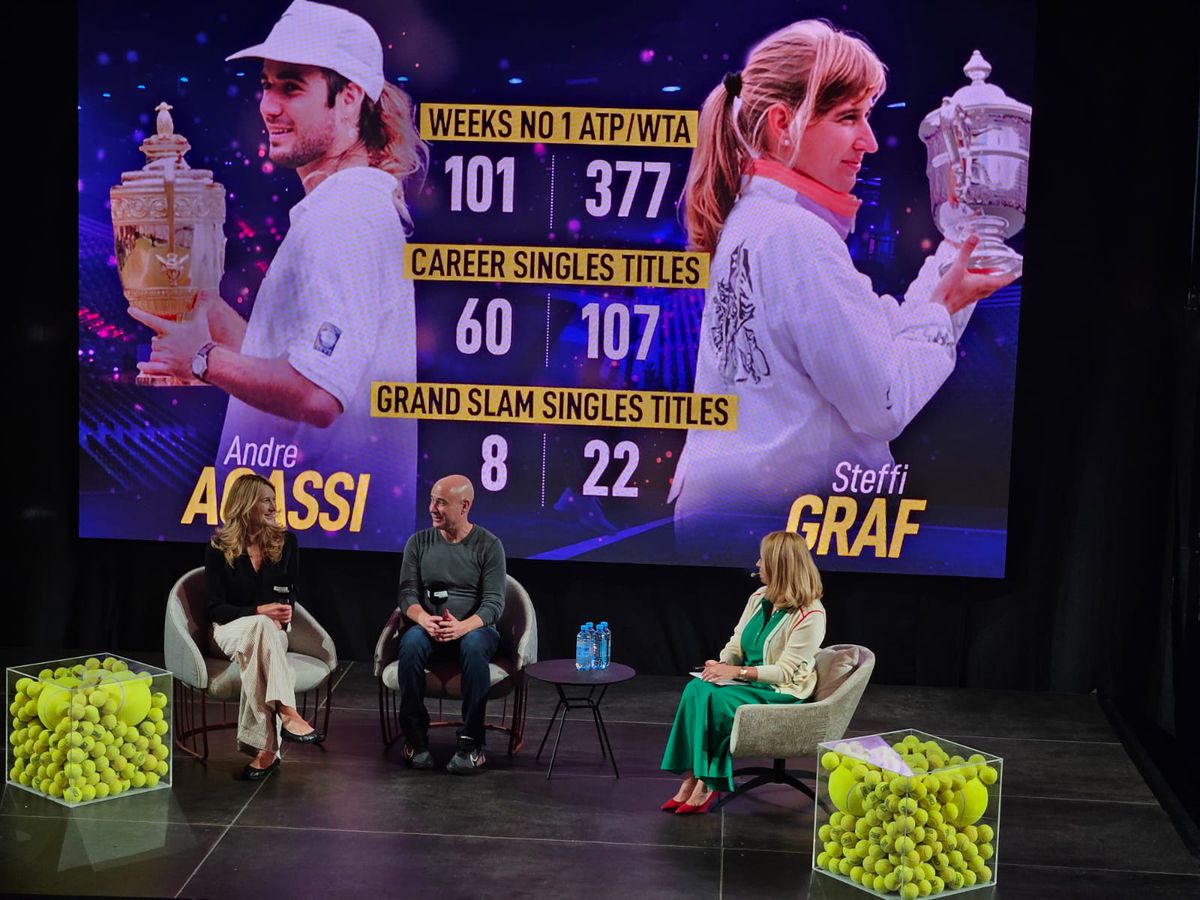 Steffi Graf și Andre Agassi la Sports Festival