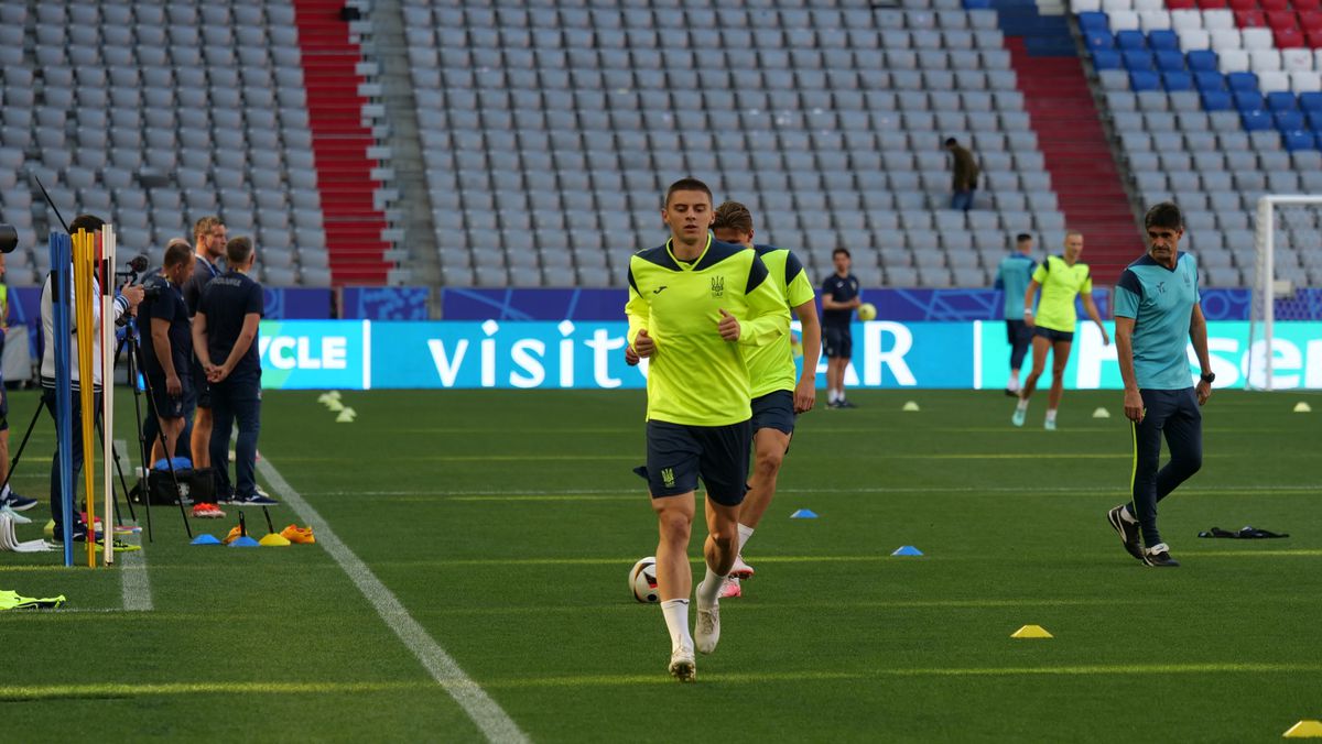 Antrenament Ucraina înaintea meciului cu România (Euro 2024)