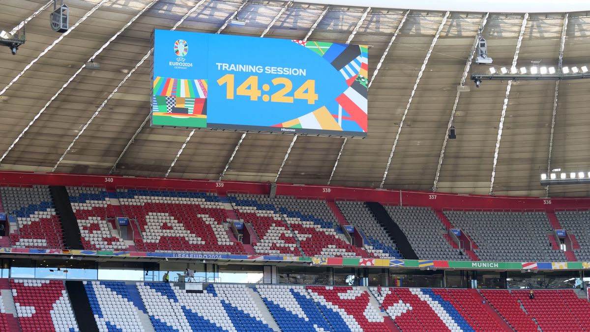 Antrenament Ucraina înaintea meciului cu România (Euro 2024)