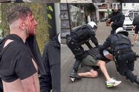Bătaie GENERALĂ pe străzi înainte de Serbia - Anglia! » Noi scene BRUTALE la Euro: huliganii englezi i-au atacat pe sârbi la terase