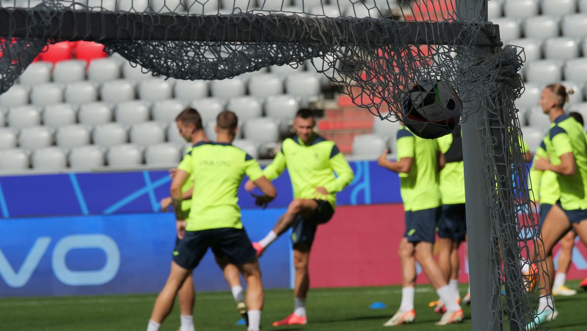 Antrenament Ucraina înaintea meciului cu România (Euro 2024)