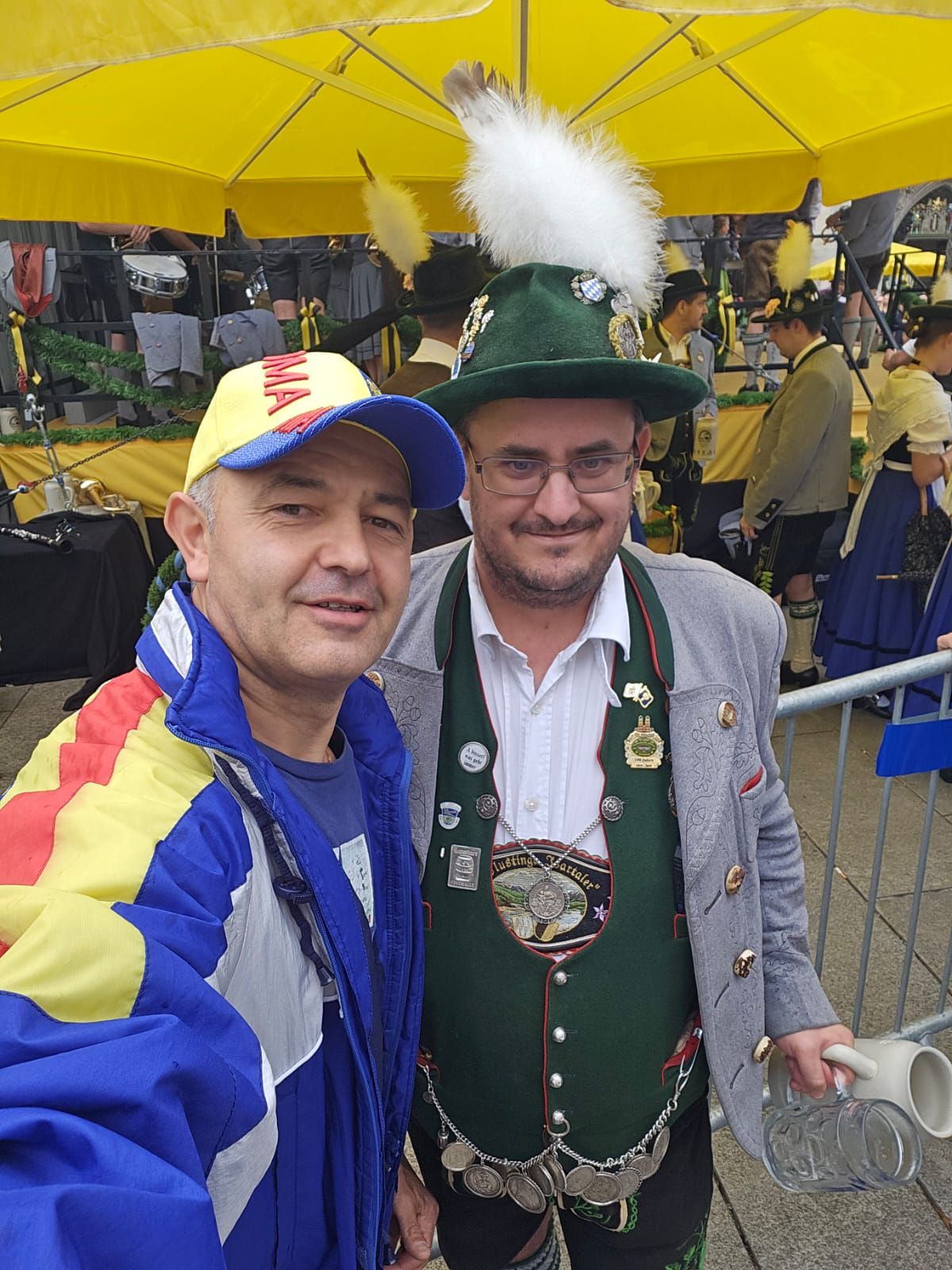 Fanii României au început petrecerea în Marienplatz din week-end, în așteptarea meciului cu Ucraina