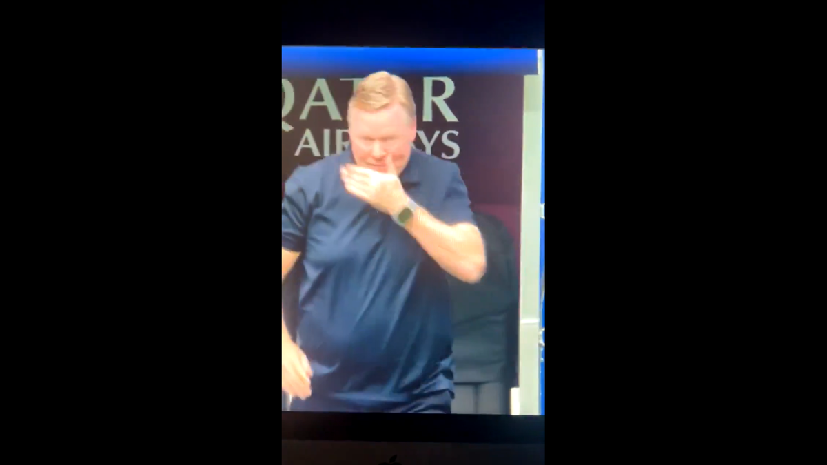 Ronald Koeman, gest dezgustător în timpul meciului Polonia - Olanda