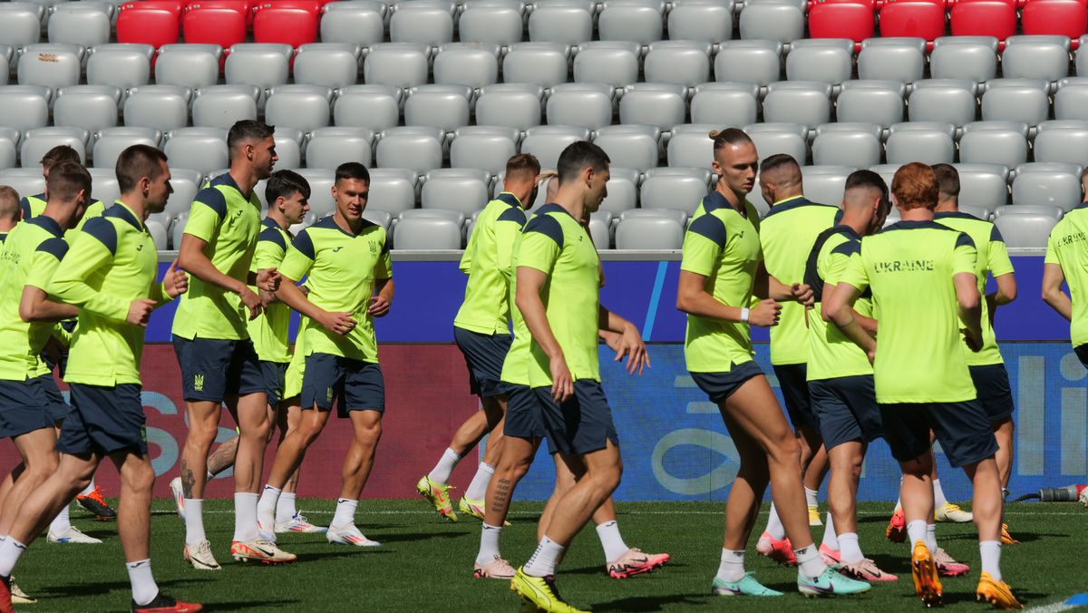 Antrenament Ucraina înaintea meciului cu România (Euro 2024)