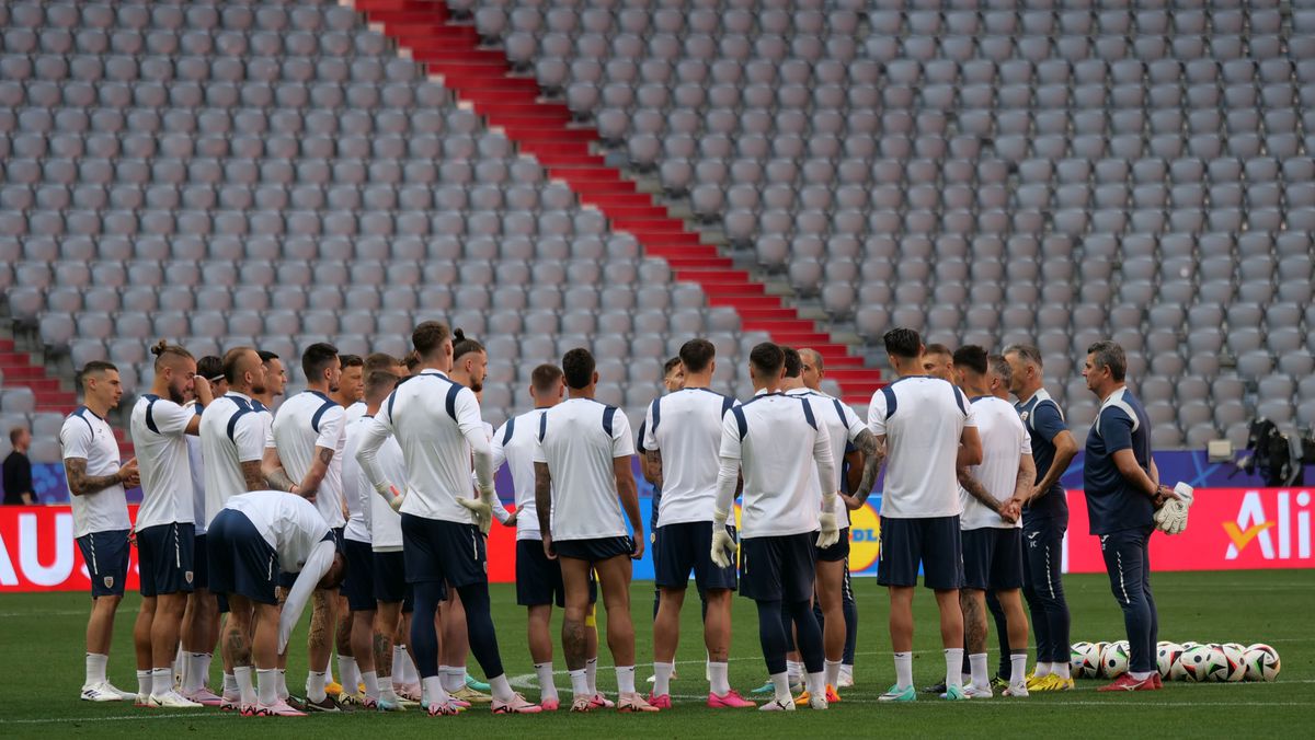 Antrenamentul echipei naționale înaintea meciului cu Ucraina, de la Euro 2024