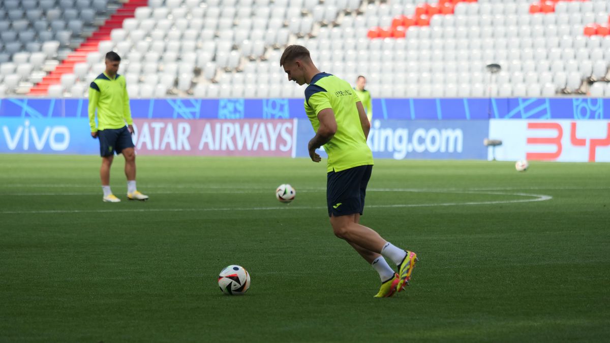 Antrenament Ucraina înaintea meciului cu România (Euro 2024)