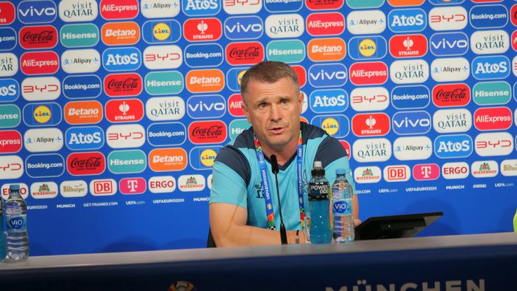 EURO 2024, München. Conferința de presă a echipei naționale a Ucrainei, înaintea meciului cu România