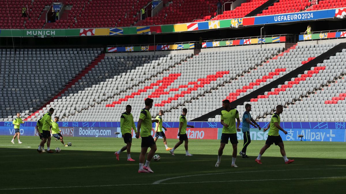 Antrenament Ucraina înaintea meciului cu România (Euro 2024)