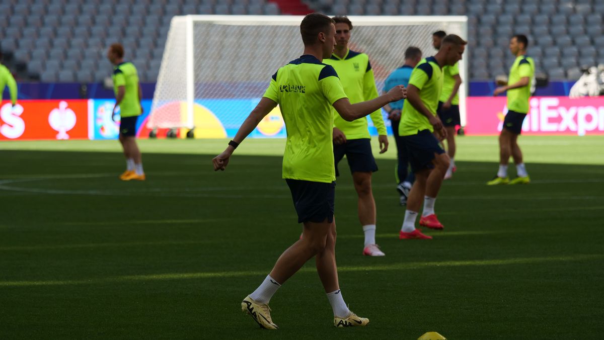 Antrenament Ucraina înaintea meciului cu România (Euro 2024)