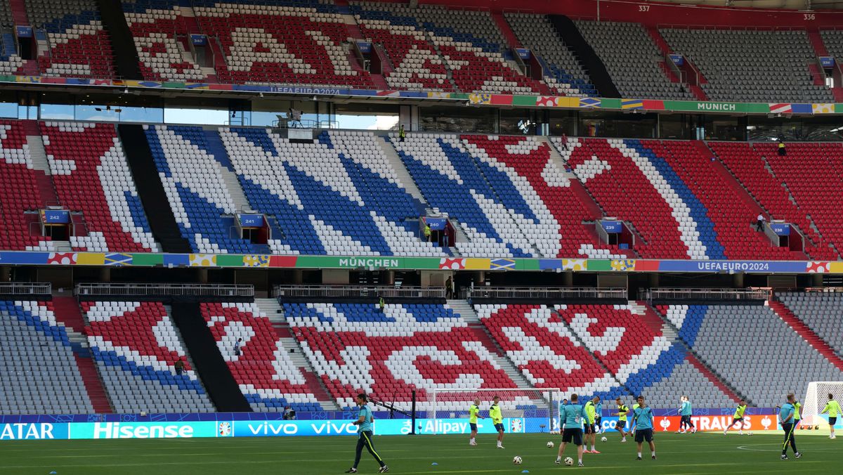 Antrenament Ucraina înaintea meciului cu România (Euro 2024)