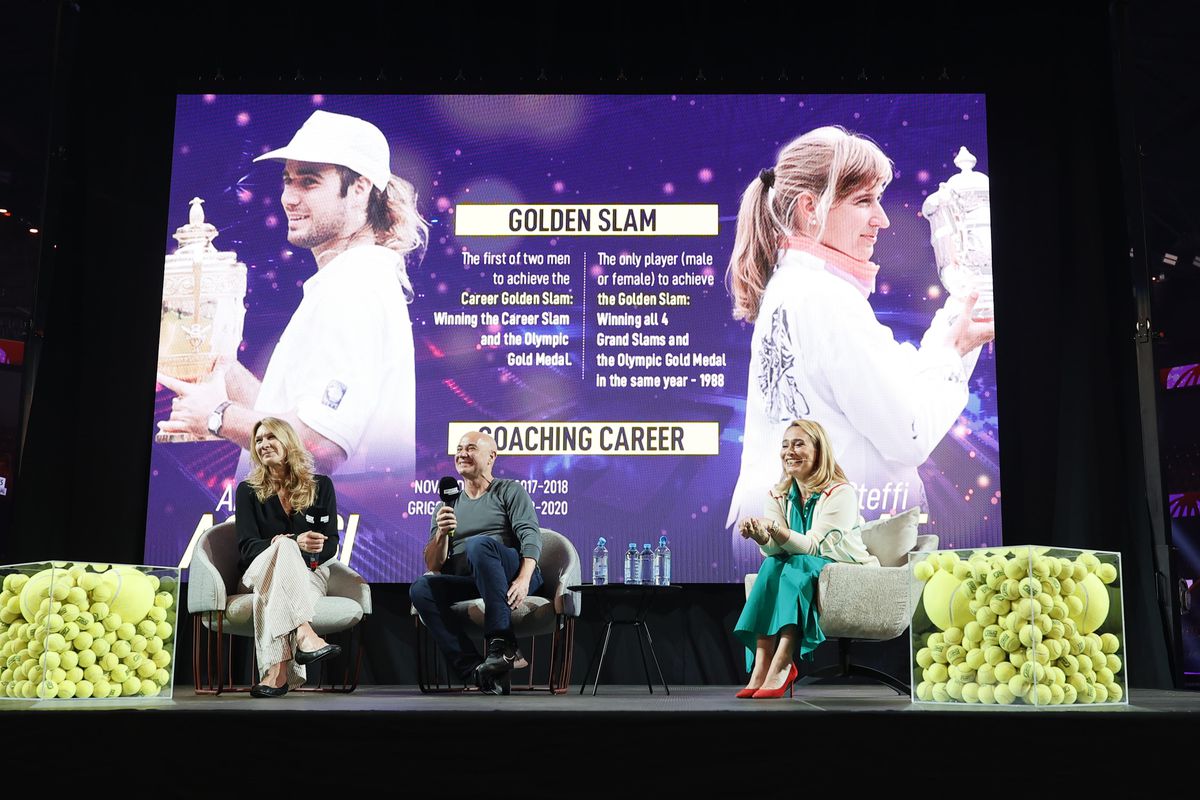 Steffi Graf și Andre Agassi la Sports Festival