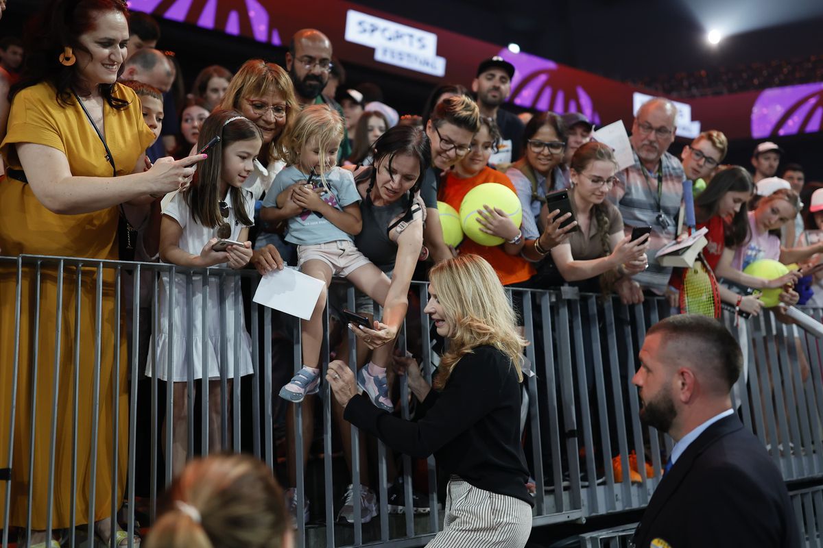 Steffi Graf și Andre Agassi la Sports Festival