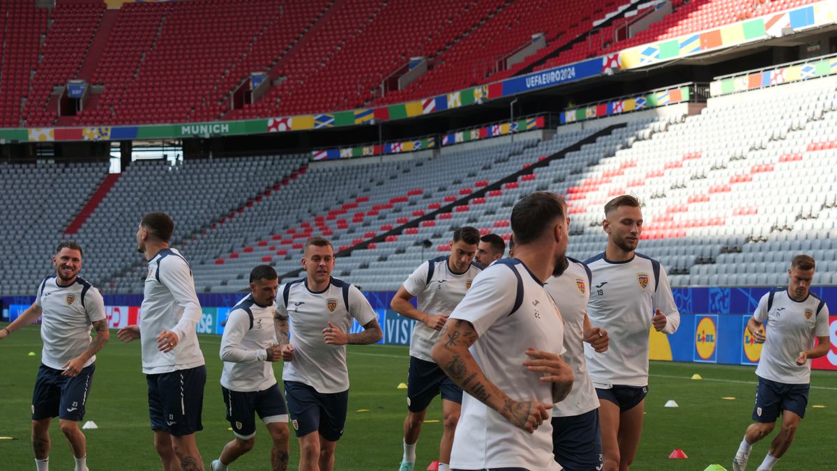 Antrenamentul echipei naționale înaintea meciului cu Ucraina, de la Euro 2024