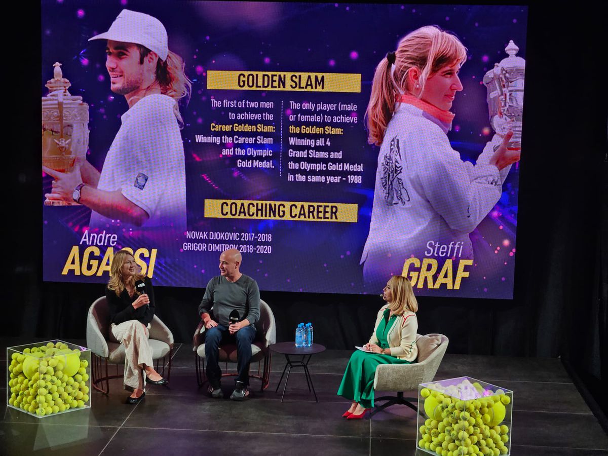 Steffi Graf și Andre Agassi la Sports Festival