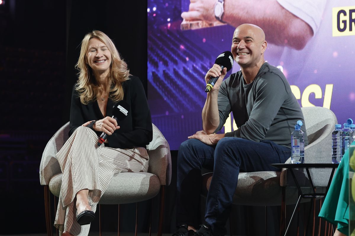 Steffi Graf și Andre Agassi la Sports Festival