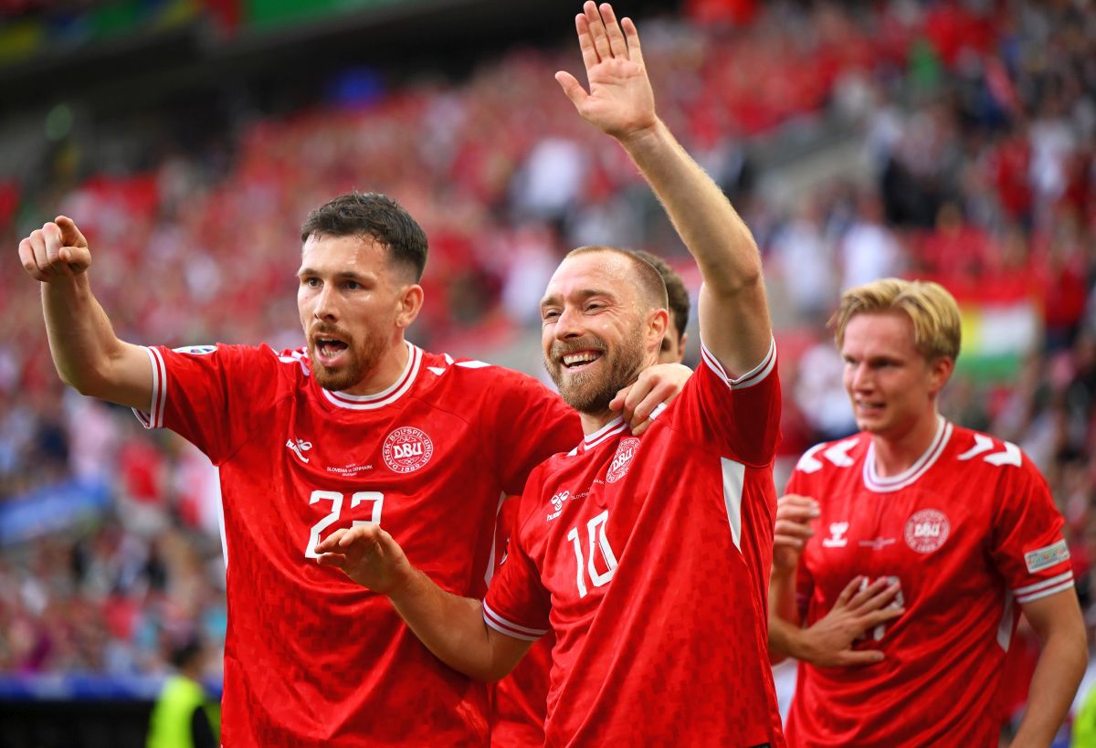 Slovenia - Danemarca, în Grupa C de la EURO 2024: cele mai spectaculoase imagini