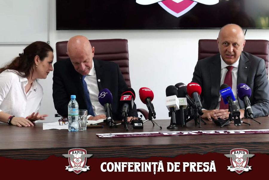 Mauro Pederzoli, prezentat ca director sportiv la Rapid. Anunțuri importante: punctul-cheie al echipei + Dan Șucu, președinte la Genoa