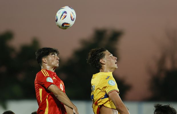 România U19 - Spania U19 1-3 » Noi cu ocaziile, ei cu golurile! „Tricolorii” U19 s-au înfundat în pragmatismul iberic