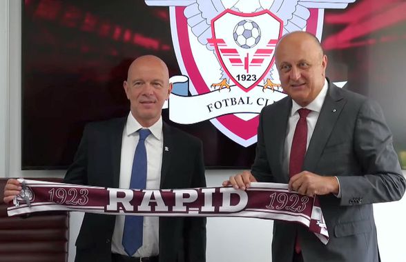 Mauro Pederzoli, prezentat ca director sportiv la Rapid. Anunțuri importante: punctul-cheie al echipei + Dan Șucu, președinte la Genoa