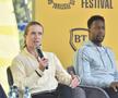 Elina Svitolina și Gael Monfils, pe scena de la Sports Talks/Foto: Cristi Preda (GSP.ro)