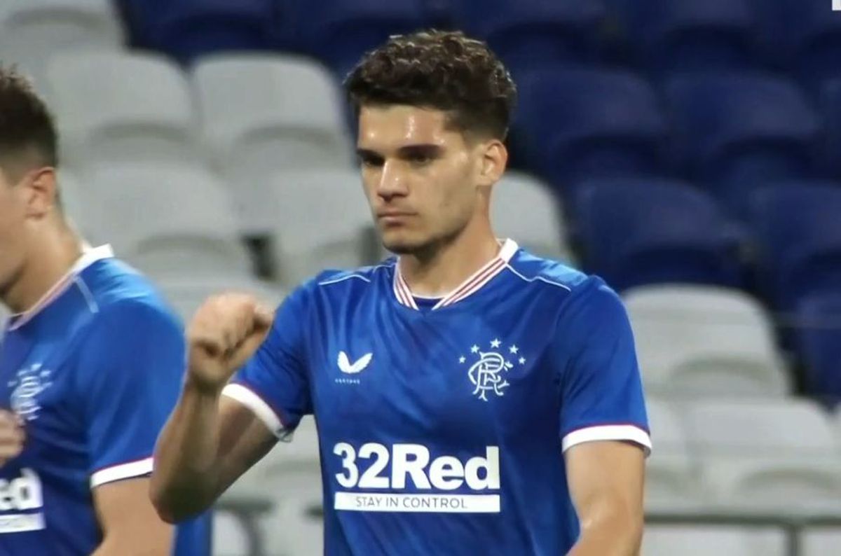 VIDEO Rangers, cu Ianis Hagi titular, a câștigat meciul amical cu Nice și trofeul Veolia » La francezi a jucat Flavius Daniliuc