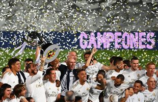 VIDEO+FOTO Real Madrid este noua campioană a Spaniei! Al 34-lea titlu, obținut cu o etapă înainte de final