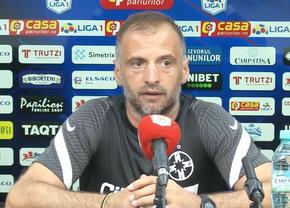 Dinu Todoran, conferință-fulger după egalul cu Botoșani: totul a durat sub un minut!