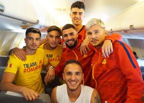 Primul grup al olimpicilor români a ajuns la Tokyo » Imagini inedite din avion: cum și-au petrecut fotbaliștii timpul