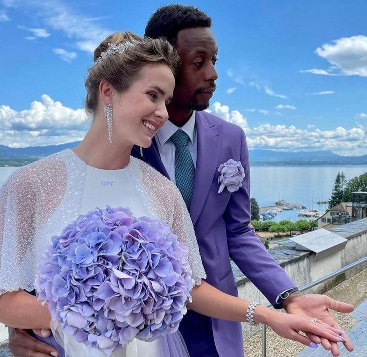 Elina Svitolina și Gael Monfils