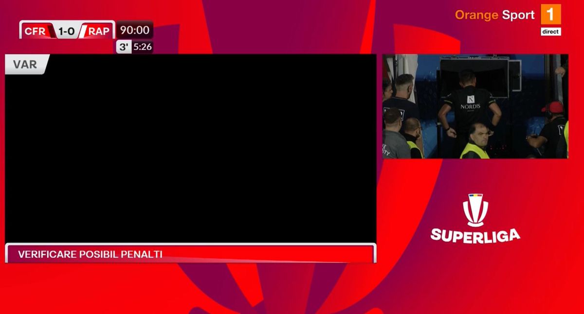 Hațegan l-a întors din drum pe Colțescu, pentru prima decizie majoră luată din camera VAR! Confuzie în Gruia: „Asta n-am înțeles”
