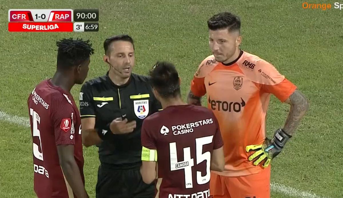 Mihai Stoica s-a enervat după CFR - Rapid: „Nu suport să mă facă cineva orb! Trebuia repetat penalty-ul”