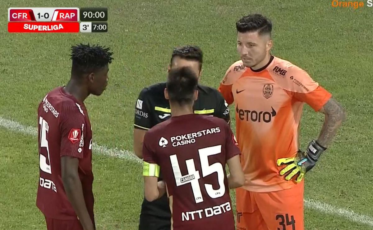 Mihai Stoica s-a enervat după CFR - Rapid: „Nu suport să mă facă cineva orb! Trebuia repetat penalty-ul”