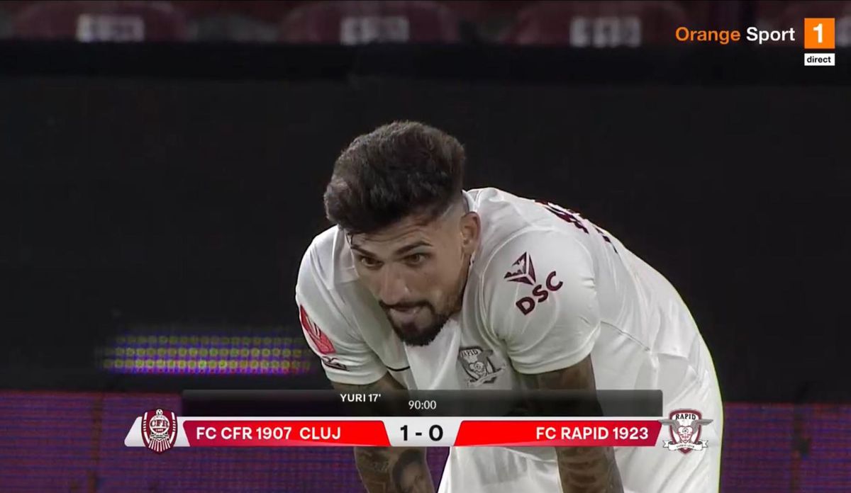 FOTO CFR Cluj - Rapid, penalty cu VAR la ultima fază 16.07.2022