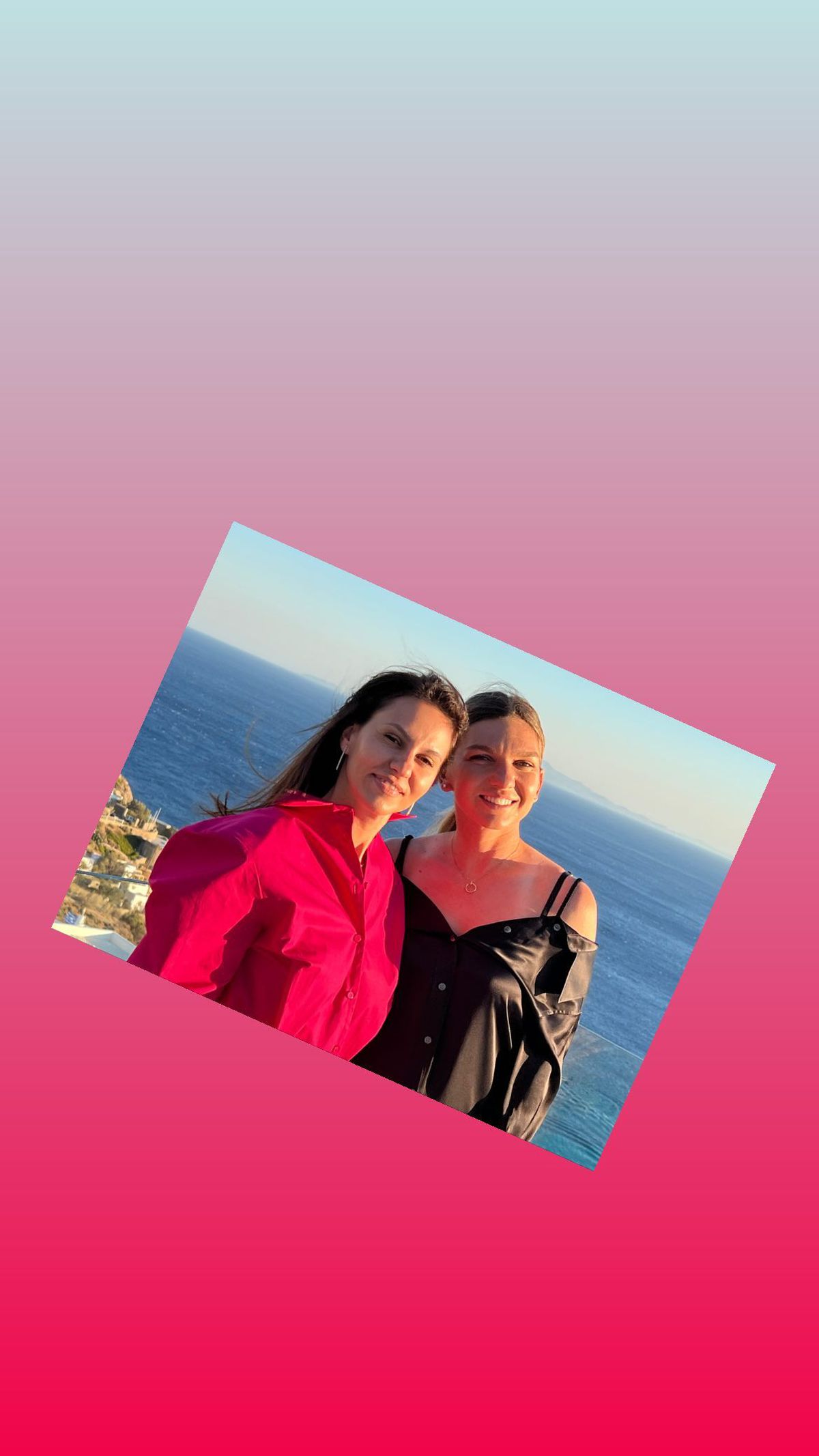 Imagini spectaculoase din vacanța Simonei Halep + comentariu cu 4 semne de exclamare de la Mouratoglou :D