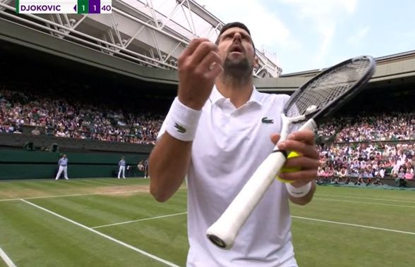 Momentul în care Djokovic și-a „pus în cap” toți spectatorii » Ceartă cu arbitrul de scaun: „Așa faci cu toată lumea?!”