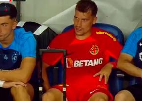 Sperietură pentru FCSB! Darius Olaru, înlocuit în prelungirile primei reprize
