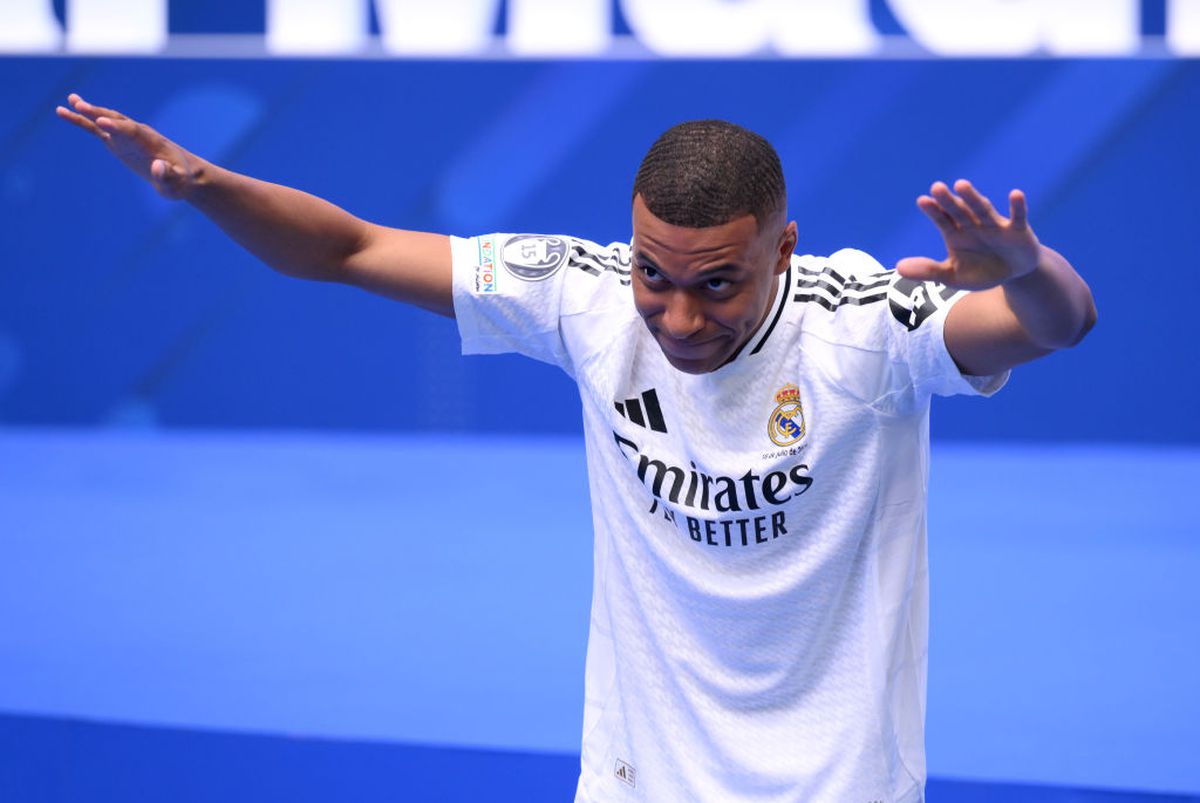 Prezentarea lui Mbappe la Real Madrid