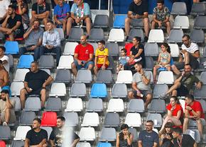 Imagini dezolante în Ghencea » Câți oameni au fost pe stadion la FCSB - Virtus