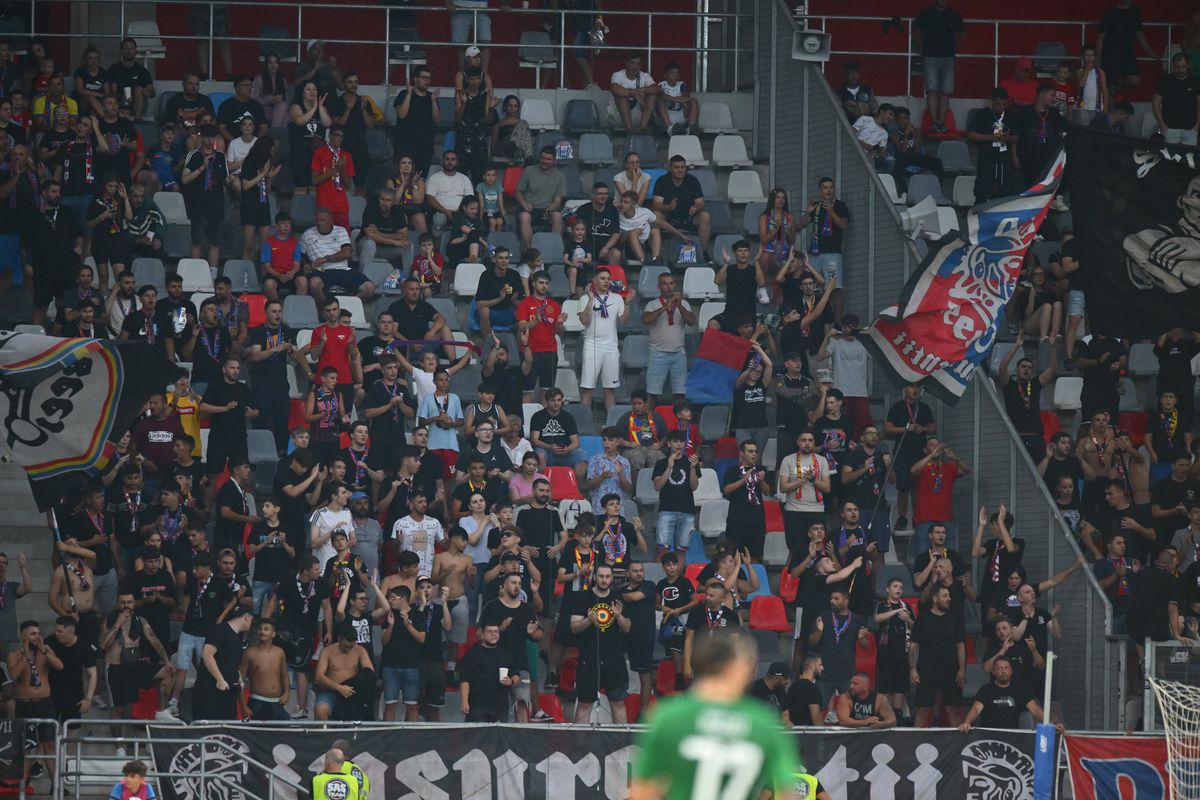 Asistență slabă pe Stadionul Ghencea