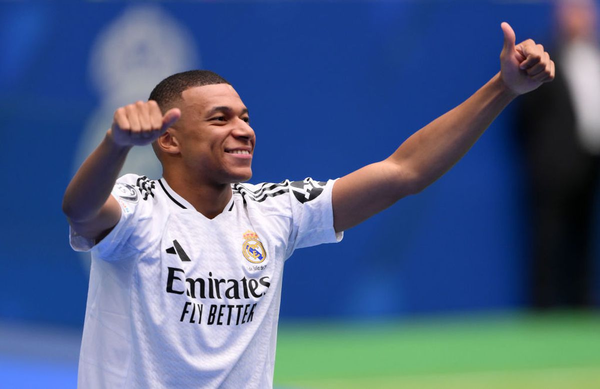 Prezentarea lui Mbappe la Real Madrid