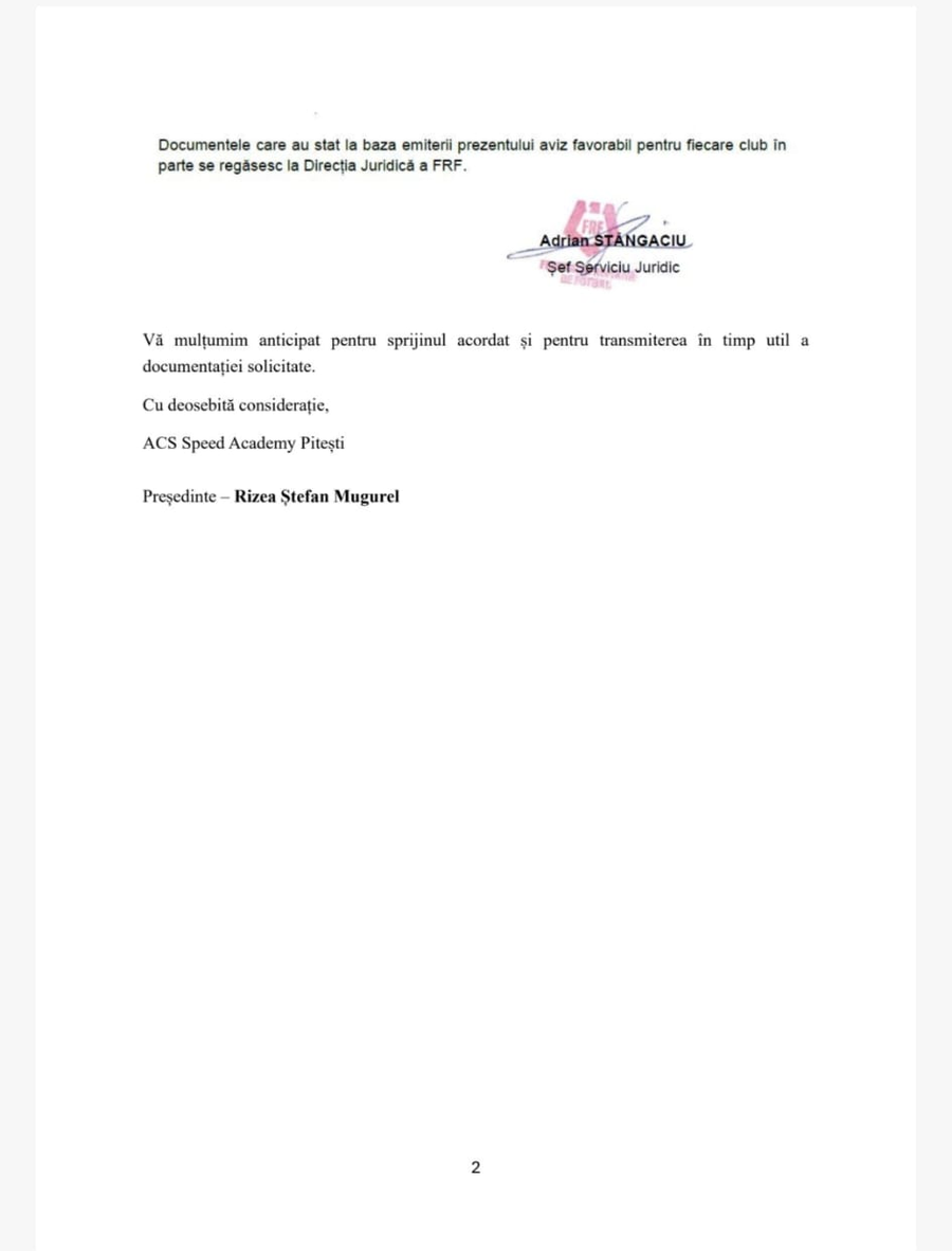 Șicanele FRF împotriva contestatarilor în cazul „Unirea Ungheni - ASA Tg. Mureș” » Telefoane de intimidare și interzis la documente