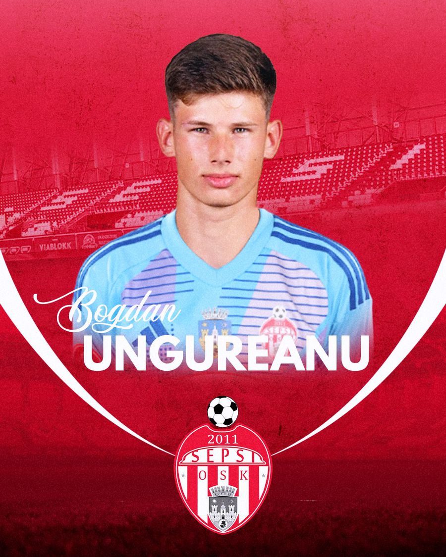 Bogdan Ungureanu, împrumutat oficial la Sepsi OSK. Foto: Facebook @Sepsi OSK Plecare de ultimă oră de la Rapid » A fost prezentat astăzi